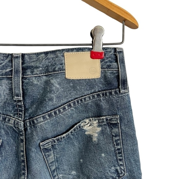 AG ADRIANO GOLDSCHMIED Knoxx High Rise Baggy Boyfriend Jeans Inland Wash - Picture 10 of 14